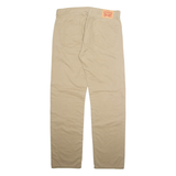 LEVI'S 505 Mens Trousers Beige Regular Straight W36 L34
