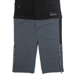 GAPPAY Outdoor Mens Trousers Black Regular Straight W26 L30