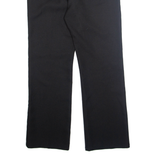 LEVI'S Womens Trousers Black Regular Straight W34 L29