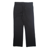LEVI'S Womens Trousers Black Regular Straight W34 L29