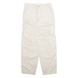 LEVI'S Womens Trousers Cream Regular Straight W25 L30