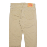 LEVI'S 502 Mens Trousers Beige Regular Straight W29 L27