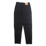 LEVI'S Womens Trousers Black Slim Tapered W28 L32