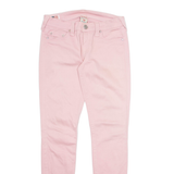 TRUE RELIGION Womens Trousers Pink Slim Tapered W27 L30