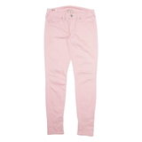 TRUE RELIGION Womens Trousers Pink Slim Tapered W27 L30