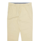 TOMMY HILFIGER Chino Mens Trousers Yellow Regular Straight W34 L30