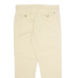 TOMMY HILFIGER Chino Mens Trousers Yellow Regular Straight W34 L30