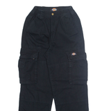 DICKIES Outdoor Cargo Mens Trousers Black Regular Tapered W22 L27