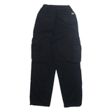 DICKIES Outdoor Cargo Mens Trousers Black Regular Tapered W22 L27