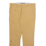TOMMY HILFIGER Chino Mens Trousers Beige Regular Tapered W36 L31