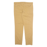 TOMMY HILFIGER Chino Mens Trousers Beige Regular Tapered W36 L31