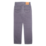 LEVI'S 514 Mens Trousers Purple Regular Straight W30 L32