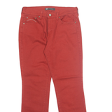 LEVI'S 505 Mens Trousers Red Regular Straight W32 L31