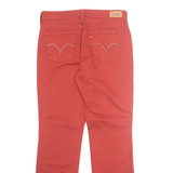 LEVI'S 505 Mens Trousers Red Regular Straight W32 L31