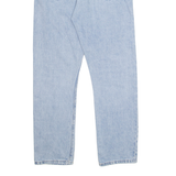 LEVI'S Womens Trousers Blue Regular Straight W28 L28