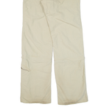 FJÄLLRÄVEN Mens Trousers Beige Loose Straight W32 L35