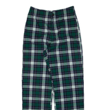 JOHN GALT Check Womens Trousers Green Regular Straight W26 L27