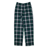 JOHN GALT Check Womens Trousers Green Regular Straight W26 L27