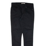 LEVI'S 711 Womens Trousers Black Slim Skinny W30 L30