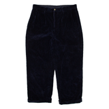 NAUTICA Mens Corduroy Trousers Blue Regular Straight W34 L25
