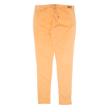 LEVI'S 535 Womens Trousers Pink Slim Skinny W32 L32