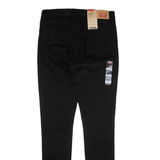 LEVI'S 311 Womens Trousers Black Slim Skinny W30 L32