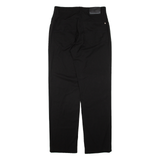 PIERRE CARDIN Mens Trousers Black Regular Straight W31 L31
