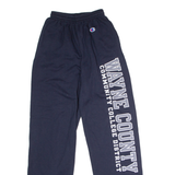 CHAMPION Wayne Country College District Womens Joggers Blue Straight S W20 L30