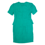 JACLYN SMITH Womens Pencil Dress Green 90s Floral Knee Length S