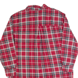 H&M Oversized Womens Shirt Dress Red Check Long Sleeve Knee Length M