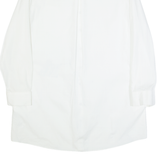 ZARA BASIC Womens Shirt Dress White Long Sleeve Knee Length M