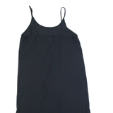 H&M Oversized Womens Shift Dress Black Sleeveless Midi M