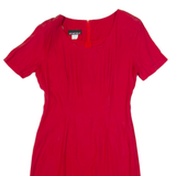 MY MICHELLE Womens Pencil Dress Red 90s Short Sleeve Knee Length M