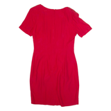 MY MICHELLE Womens Pencil Dress Red 90s Short Sleeve Knee Length M