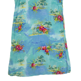 CAROL ANDERSON Womens Day Dress Blue 90s Floral Sleeveless Midi L