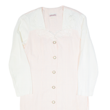 PERCEPTIONS Womens Pencil Dress Pink 90s Long Sleeve Midi M