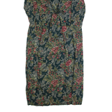 MOLLY MALLOY Womens Maxi Dress Black 90s Floral Long Sleeve Long M