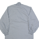 ZARA BASIC Oversized Womens Day Dress Black 90s Check Knee Length S