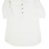 ZARA BASIC Oversized Womens Shirt Dress Cream Knee Length M