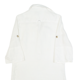 ZARA BASIC Oversized Womens Shirt Dress Cream Knee Length M