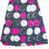 COAST Womens Fit & Flare Dress Blue Spotted Sleeveless Knee Length UK 10