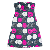 COAST Womens Fit & Flare Dress Blue Spotted Sleeveless Knee Length UK 10