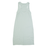 ZARA Womens Tank Dress Green Sleeveless Midi S