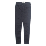 LEVI'S Womens Jeans Black Regular Skinny W28 L30