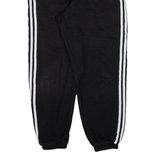 ADIDAS Womens Joggers Black Tapered UK 8 W23 L26