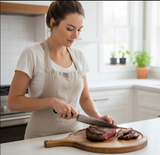 Anygleam Natural Wood Round Wood Cutting Board Food Kitchen Tableware