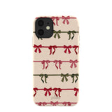 Seashell Holiday Bows iPhone 11 Case