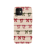 Seashell Holiday Bows iPhone 12/ iPhone 12 Pro Case