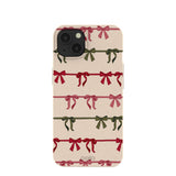 Seashell Holiday Bows iPhone 13 Case