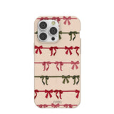 Seashell Holiday Bows iPhone 14 Pro Max Case